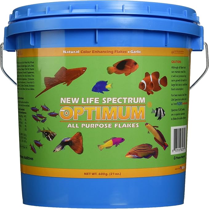 New Life Spectrum Optimum All Purpose Flakes for Fish, 600gm