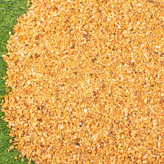 Avalution 2mm-4mm Coarse Sand Stone Plant Decorative Gravel Succulents, Cactus Bonsai Gravel, Terrarium Filling DIY Gardening Indoor & Outdoor Garden Bonsai Decoration-18LB