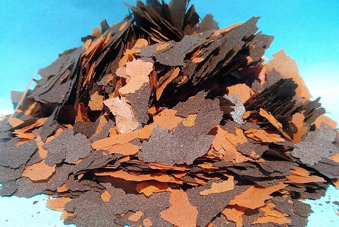 Flakes - 45% California Blackworm & Color Brightner Flake Mix for Discus, Cichlids, Tetras, Guppies, Live Bearers, All Community Tropical Fish - Premium AF Flakes - 1/2-lbs