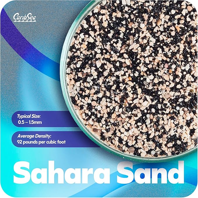 Carib Sea Eco-Complete African Cichlid Substrate – 20 lb – Live Sand for Aquariums – Supports High pH, Buffers Water for Life – Ideal for African Cichlids