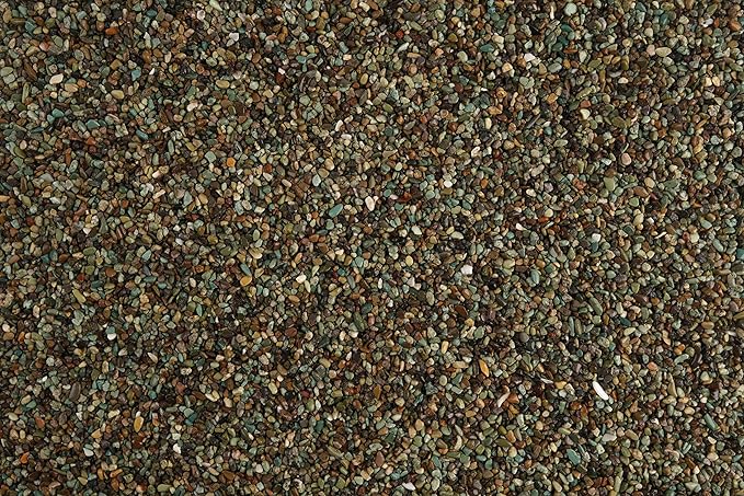 LANDEN Thoreau Aquarium Sand for Aquascape 2L(7lbs), Fish Tank Gravel, Aquarium Natural Cosmetic Gravel, Fish Tank Decorative Sand, Coarse Sand for Plants, 2-3mm