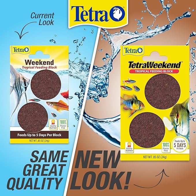 Tetra Weekend and Vacation Feeder Slow-Release Fish Food for Tropical Fish