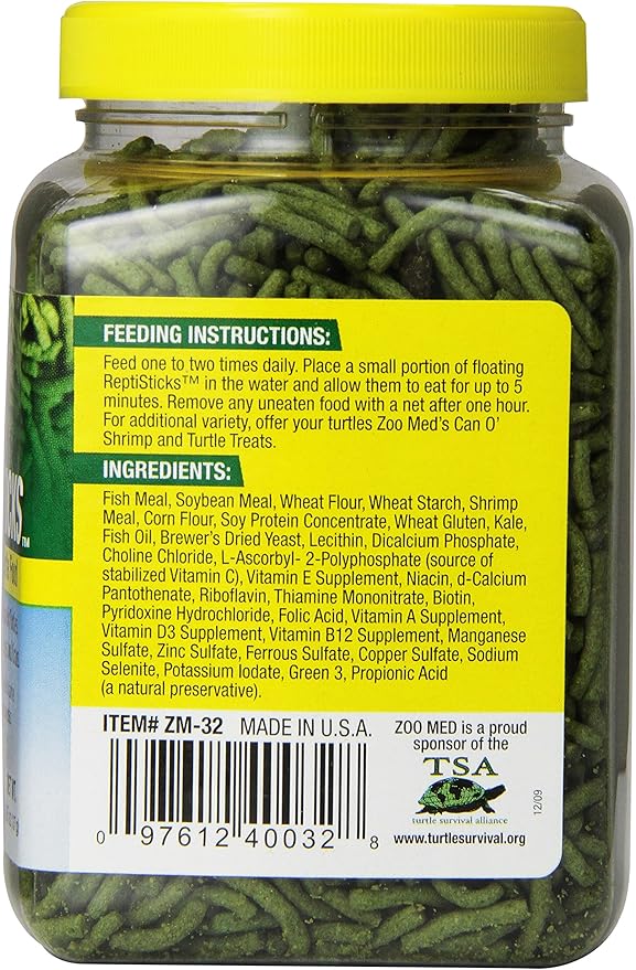 Zoo Med Reptisticks - Floating Aquatic Turtle Food 5 oz - Pack of 3