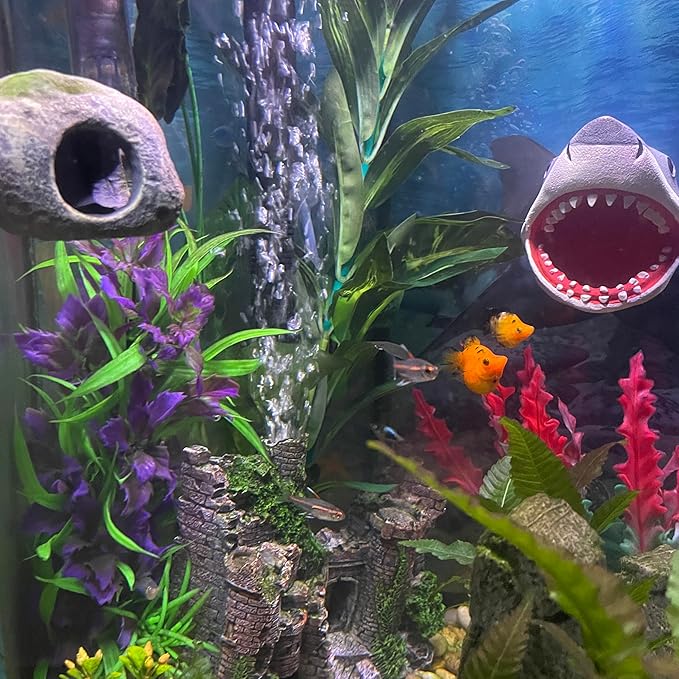 Aquarium Decor Magnetic Rock Cave Ornament – Wall-Mounted Fish Tank Accessory