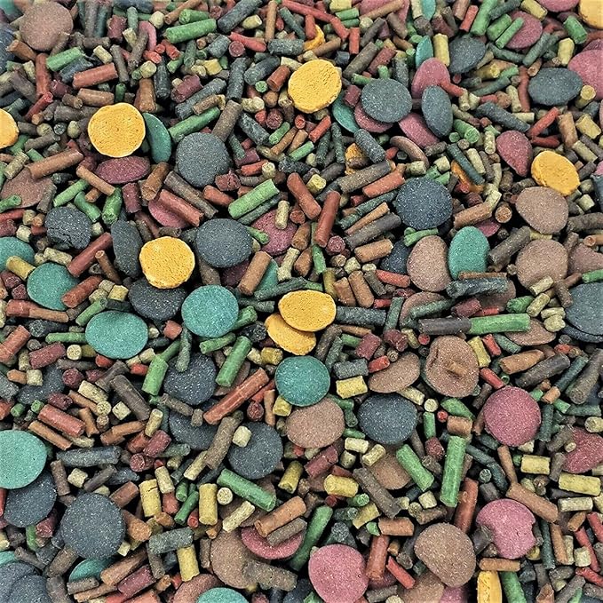 Gourmet Blend - Ultra 17 Blend, Freshwater Shrimp, Bottom Fish, Crayfish, Snails & All Tropical Fish. GB-50-8oz/1/2-lb