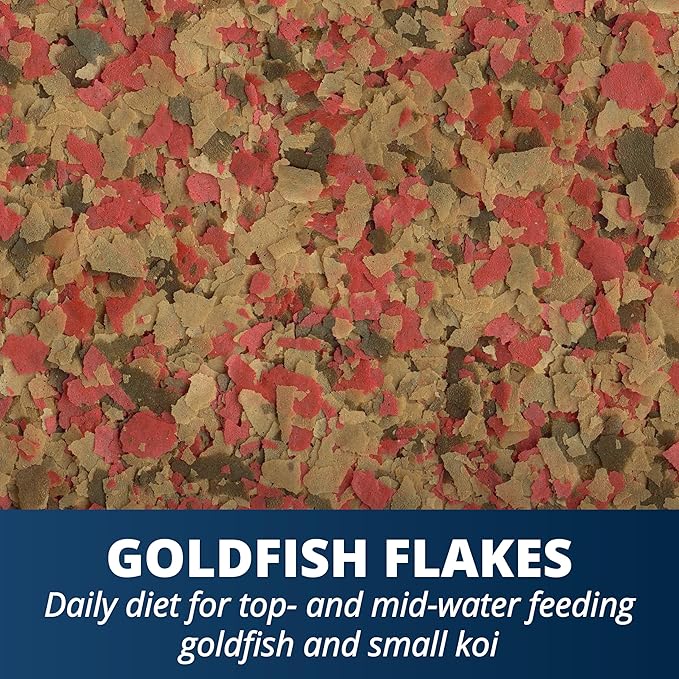 Tetra Goldfish Flakes, Nutritionally Balanced Diet For Aquarium Fish, Vitamin C Enriched Flakes, 7.06 oz