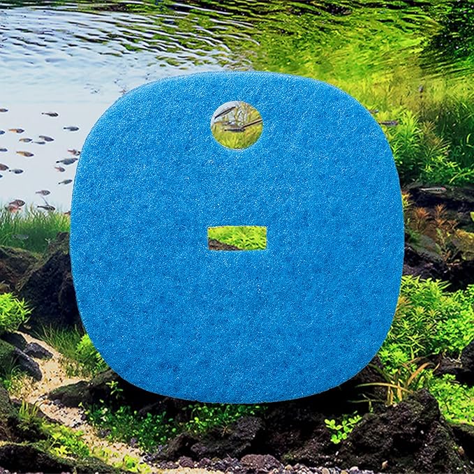 Aquatop Replacement Coarse Blue Filter Pad – Fits Forza FZ5 Canister Filters, Aquarium Filter Refills, Keeps Water Crystal Clear, Fish Filter Cartridge for Dirt & Debris