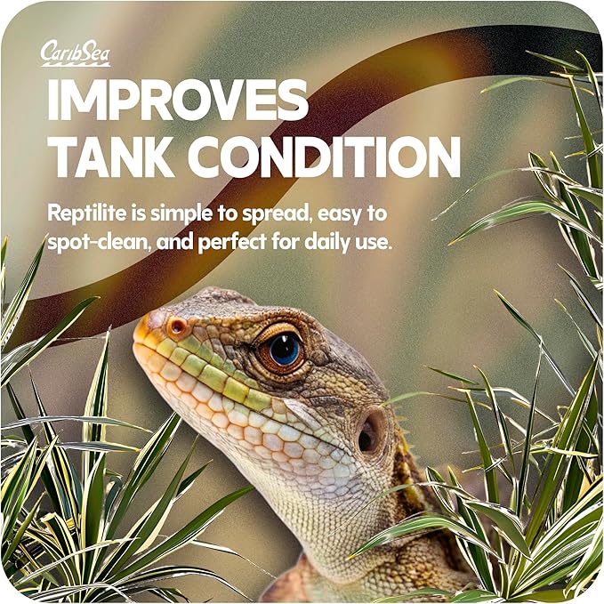 CaribSea Reptiles Calcium Substrate Sand - 20 lb Each - Natural White Sand for Reptile Terrariums, Promotes Healthy Habitat & Optimal Calcium Levels (Pack of 2)