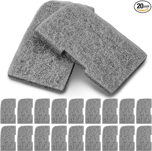 Threlaco 20 Pack Compatible with Fluval 307/407/306/406, Nitrite Remover Pad Aquarium Filter Replacement Pads for Fish Tank (Nitrite Remover)