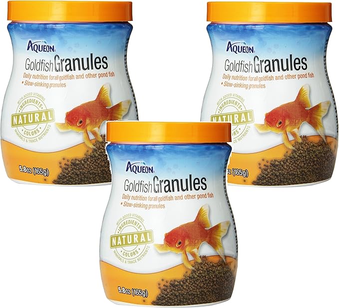 Aqueon (3 Pack) Goldfish Granules, 5.8-Ounce Each