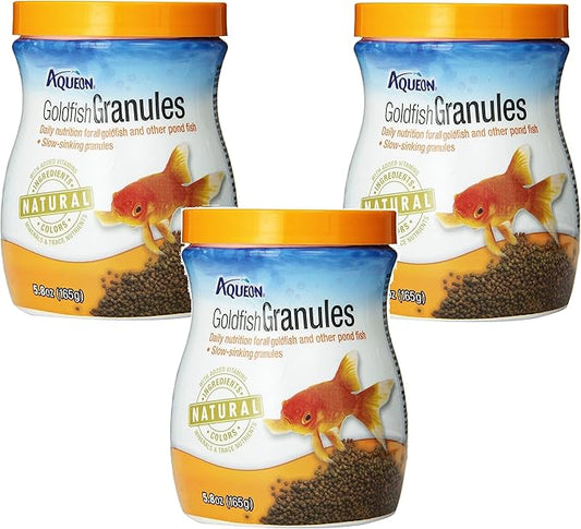 Aqueon (3 Pack) Goldfish Granules, 5.8-Ounce Each