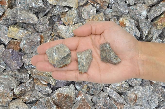 Fantasia Materials: 2 lbs of Cats Eye with Apatite Rough Stones from India