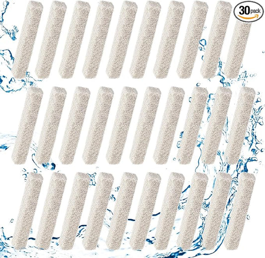 30 Count Ammonia Reducer Filter Pads for Aqueon - Replacement Filter Cartridges Small for Aqueon QuietFlow LED PRO Model 30 and 50