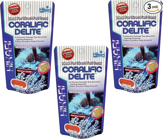 (3 Pack) Hikari Coralific Delite, 1.23 Ounce each