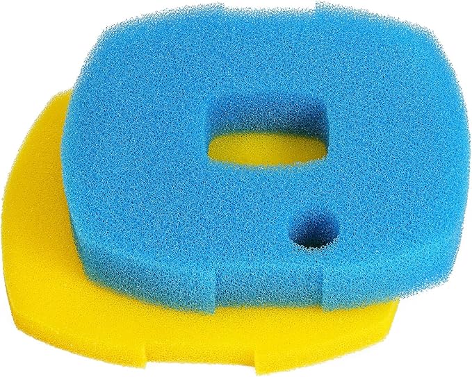 AQUANEAT Replacement Pond Filter Sponge Compatible with Anbull/VIVOHOME 950/1370GPH Pond Filter Pump Aquarium Filter pad for Fish Tank (2pcs)