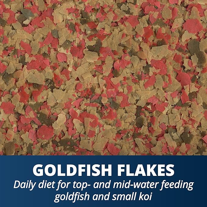 Tetra Goldfish Vitamin C Enriched Flakes Nutritionally Balanced Diet for Goldfish and Small Koi, 8.81 Ounces (250 Grams)