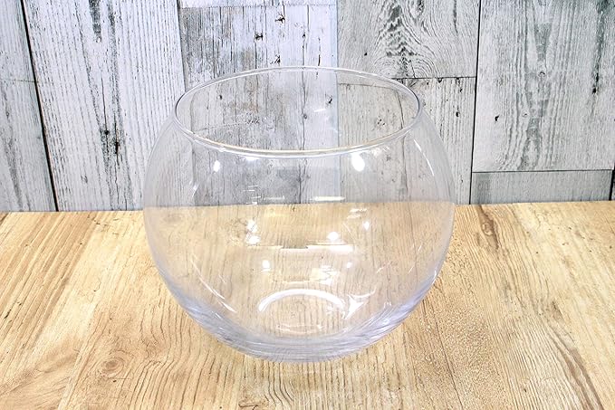New Terrarium House Plants Interior Aquarium Fish Bowl Vase Bubble Ball L H 6.3 x Diameter 7.1 inches (16 cm) x Diameter 7.1 inches (18 cm)