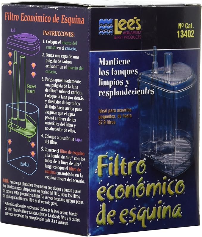 Lee's Pet Products ALE13402 Economy Corner Filter