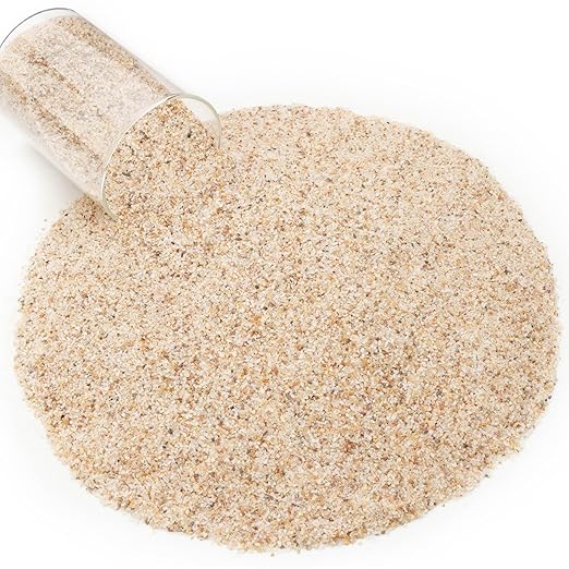 NUPICK 1mm Horticultural Sand for Plants, 5lb Coarse Sand for Landscaping, Desert Silica Horticultural Grit for Succulents & Cactus, Decorative Gravel for Aquariums, Gold Grit for Bonsai, Vase