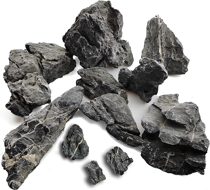 Voulosimi 18 lb Seiryu Rock Stone for Aquariums, Landscaping Model,Tank Decoration