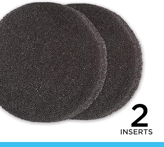 Fluval FX Carbon Foam, Replacement Aquarium Filter Media, 2-Pack, A249,White