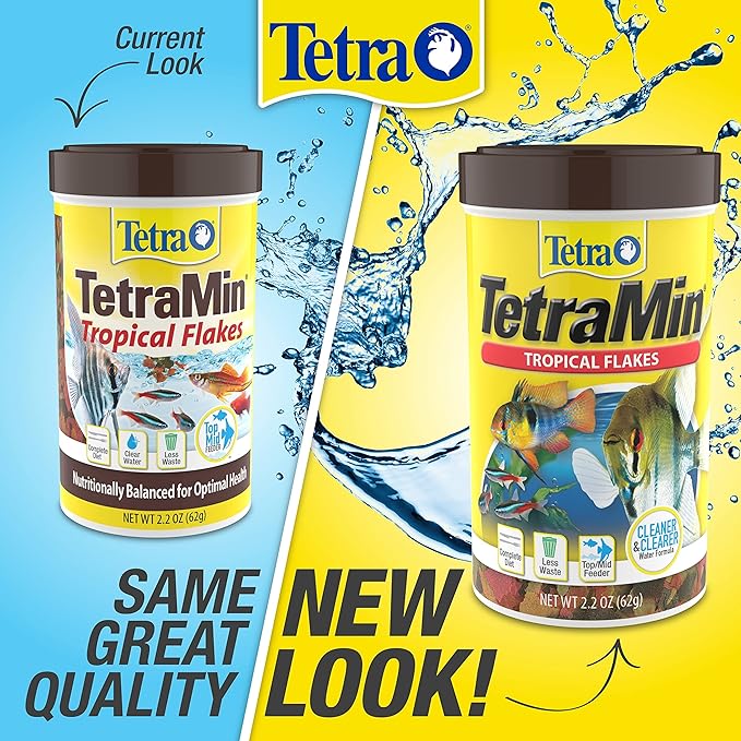 TetraMin Tropical Flakes 7.06 Ounces, 12-Pack