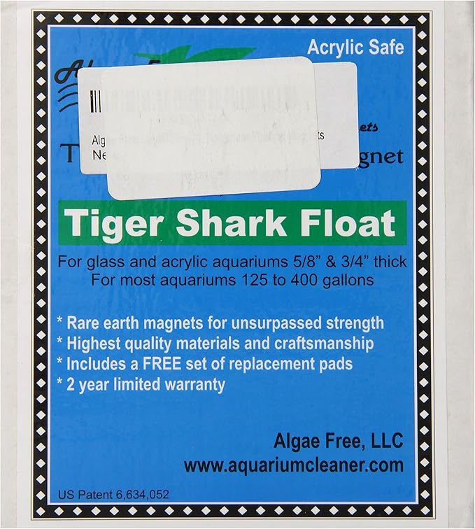 AlgaeFree Tigershark Plus Floating Aquarium Cleaner Magnet