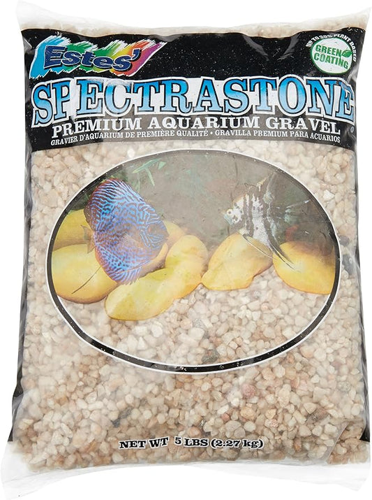Spectrastone Ocean Beach Pebble for Freshwater Aquariums, 5-Pound Bag