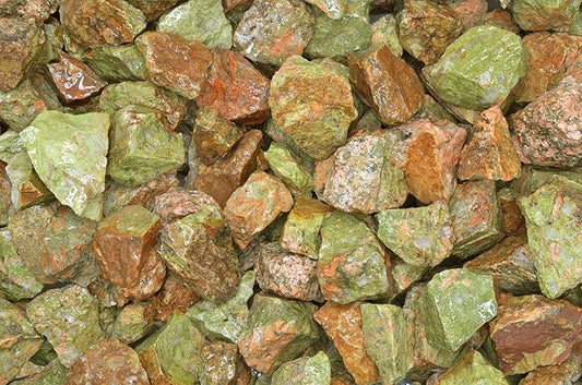 Fantasia Materials: 5 lbs of Premium Unakite Rough Stones from India