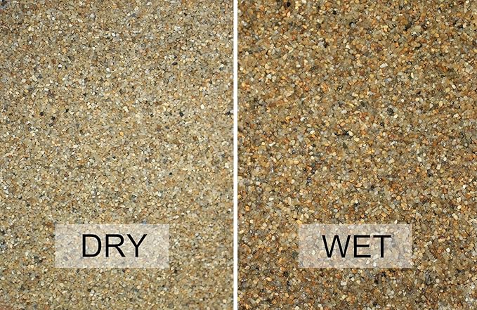 5LB 0.03-0.08 Inch Sand 100% Natural Stone Sand for Aquarium Silica Sand for Fire Pit Decorative Sand for Landscaping Coarse Sand for Fish Tank