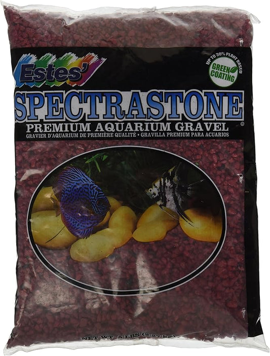 Spectrastone Special Red Aquarium Gravel for Freshwater Aquariums, 5-Pound Bag