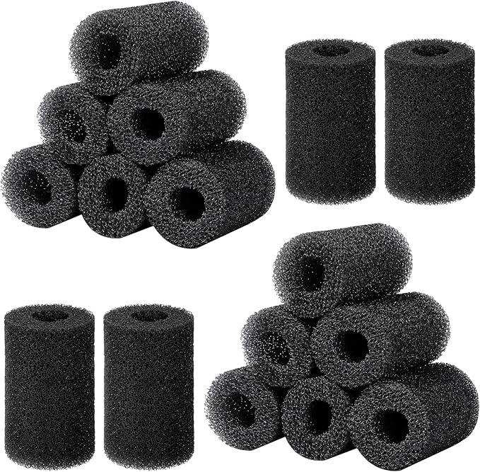16-Pack Prefilter Sponge Replacement, Aquarium Filter Intake Sponges, Preventing Clogging and Extending the Lifespan of the Water Pump