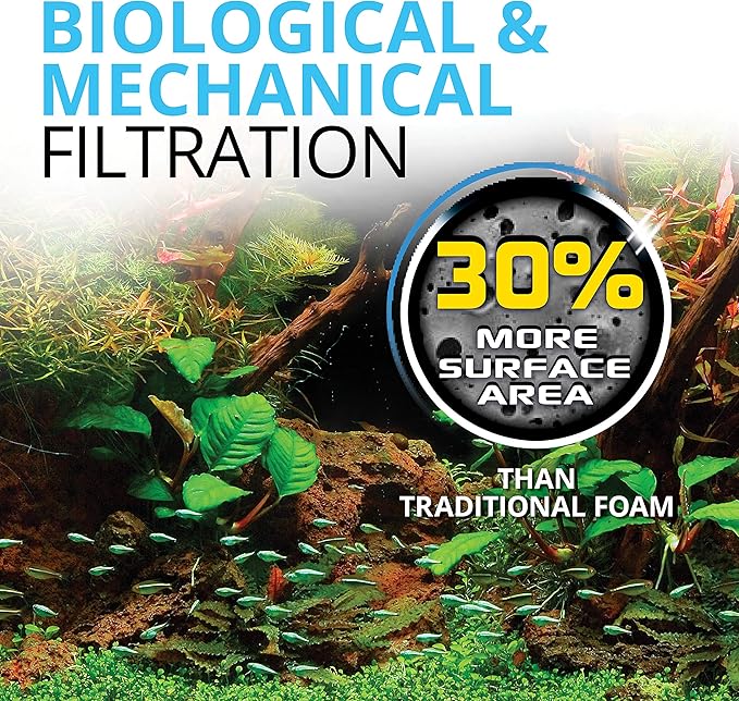 Fluval 407 Blue BioFoam MAX, Replacement Aquarium Filter Media