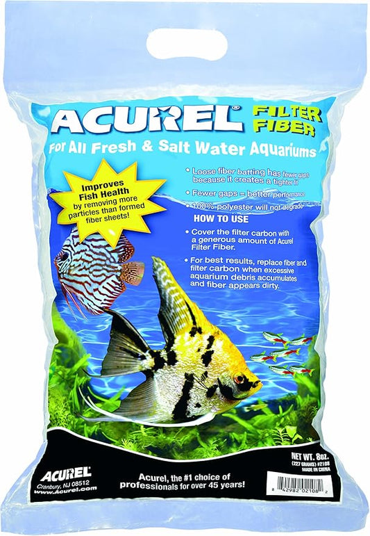 Acurel 100-Percent Polyester Filter Fiber, 8-Ounce