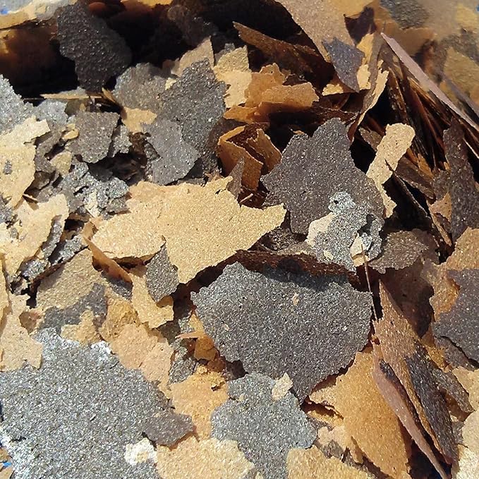 Flakes - 45% California Blackworm & Plankton/Krill/Spirulina Flake Mix for Discus, Cichlids, Tetras, Guppies, Live Bearers, Pond Fish, All Tropical Fish Premium AF Flakes - 1/8-lbs