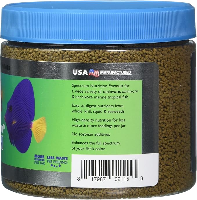 New Life Spectrum Naturox Series Marine Formula Supplement, Pet Fish, 300g