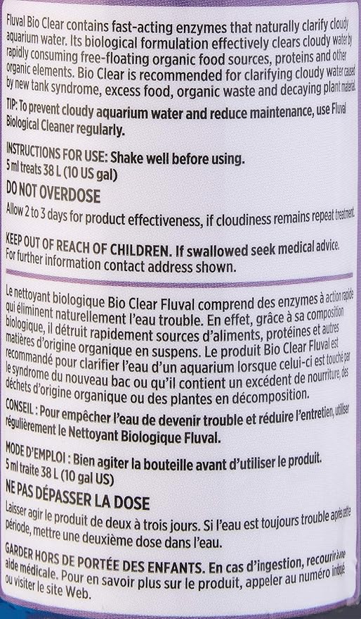 Fluval Clarify Bio for Aquarium Water Treatment, 4-Ounce