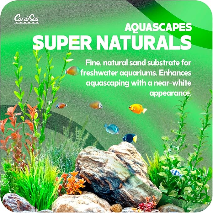 Carib Sea ACS05820 Super Natural Moonlight Sand for Aquarium, 5-Pound