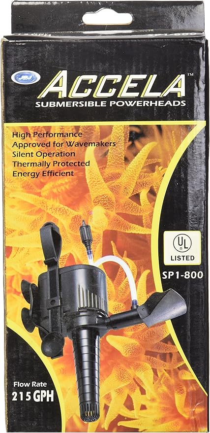 JBJ Lighting JB7345 Accela Submersible Powerhead, 215-GPH