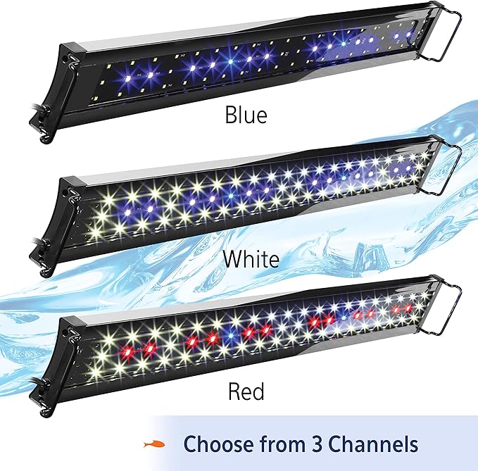 Aqueon Optibright Plus LED Fish Tank Aquarium Lighting System with Remote Control, 30 to 36 Inch