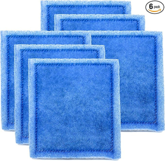 Aquarium Rite-Size C Filter Cartridges Compatible with PRO Power Filters 275/375,Power Filters 200/350 (6 Pack)