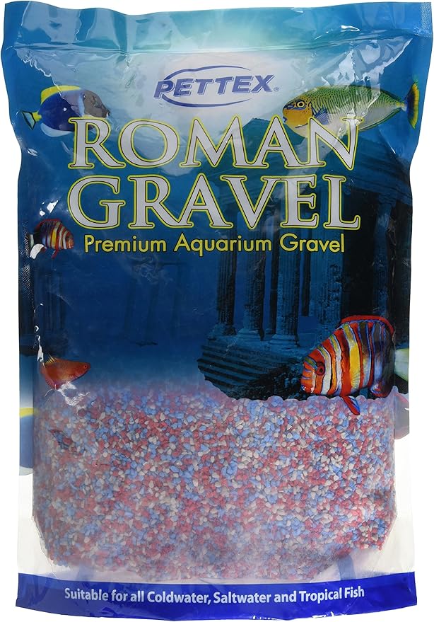 Pettex Roman Gravel Aquatic Roman Gravel, 2 Kg, Tri-Colour Blend