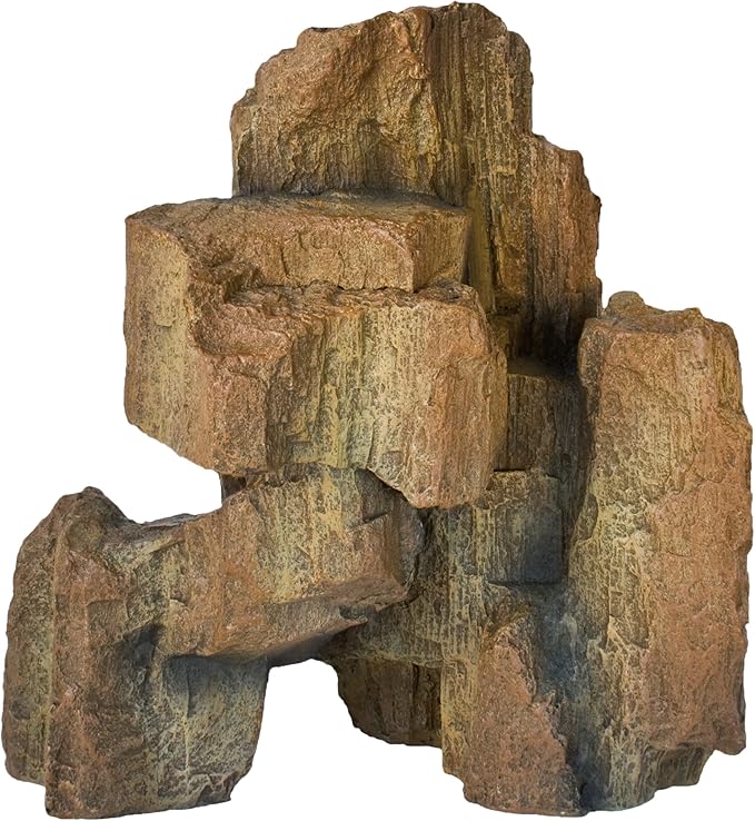 Mühlan Zoo Hobby Fossil Rock 1, 14x8x15 cm Deco, Rocks, Lava