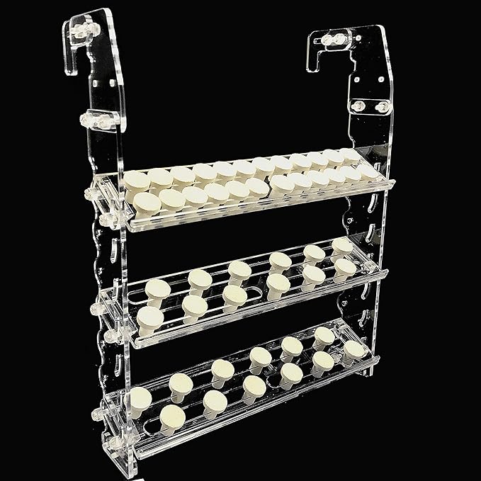 Vertical Frag Rack Holds up to 84 Coral frag Plugs Hang on Back (Large)