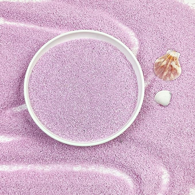 FANTIAN 10 lbs Aquarium Pink Sand, 0.4-0.8 mm Decorative Sand for Aquarium, Fish Tank, Candle, Vase, Wedding Ceremony, Arts Crafts and Bowl Fillers