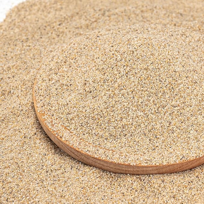 Aquarium Sand for Freshwater Tank, 2.1lbs Substrate for Fish Tank, 0.4-0.8mm Fish Aquarium Gravel for Aquascaping, Terrarium, Coarse Sand for Plants Succulents, Decorative Gravel for Vases and Crafts