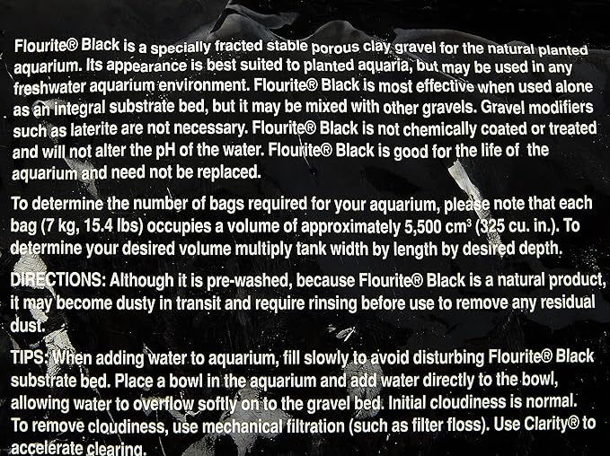 Seachem Flourite Black Clay Gravel Flourish Tabs Growth Supplement | Planted Aquarium Substrate and Plant Root Fertilizer