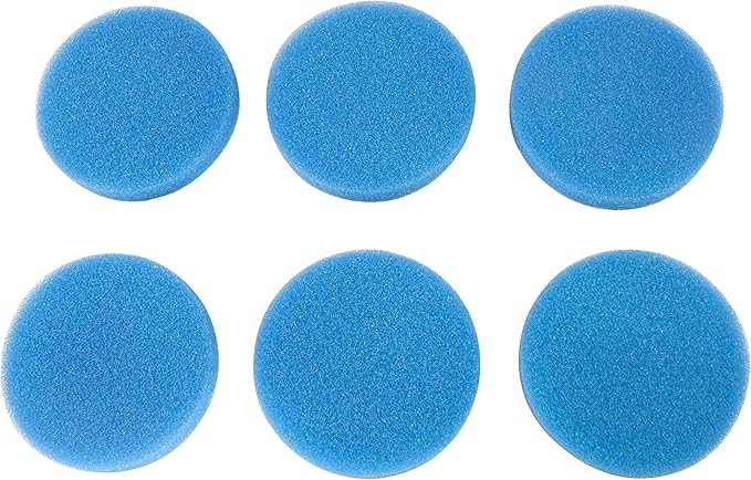 Blue Coarse Foam Media Filter Pads Suitable for Classic 2217/600 2616171(Pack of 6)