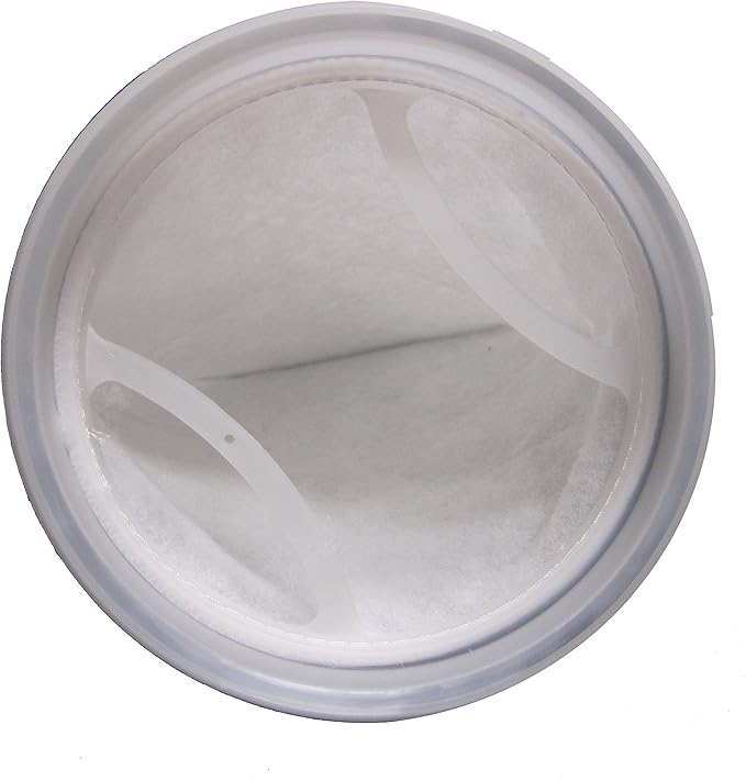 4 Pack - 7 Inch Ring Filter Socks 200 Micron - Aquarium Felt Filter Bags -7 Inch Ring By 16 Inch Long - Fits Eshopps - AM BRAND