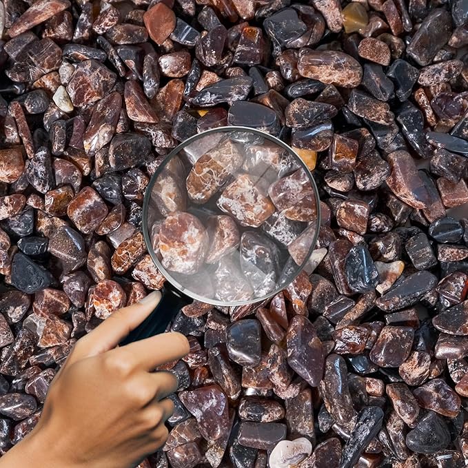 Garnet Crystal Chips 2lbs (1000+ Pieces) – 8-15mm Natural Deep Red Gemstones for Jewelry Making, Healing Crystals, Plants, Aquarium Decor & Spiritual Gifts – Stone of Passion & Vitality